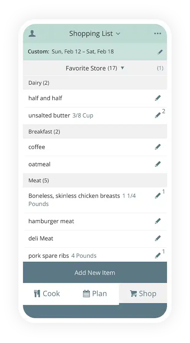 Automatic Grocery List Maker & Online Recipe Clipper - Plan to Eat