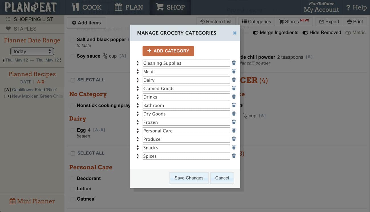 Categories