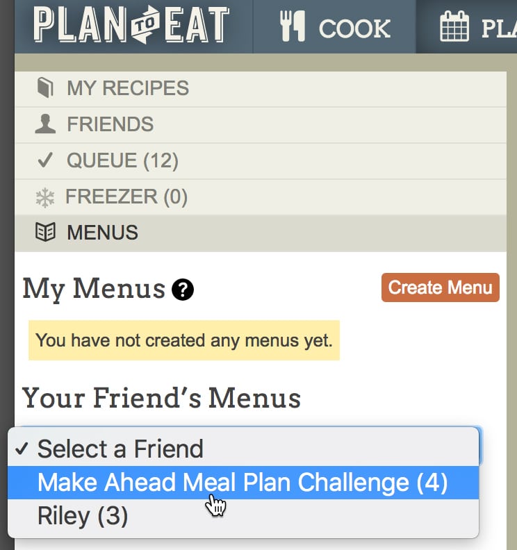 dropdown