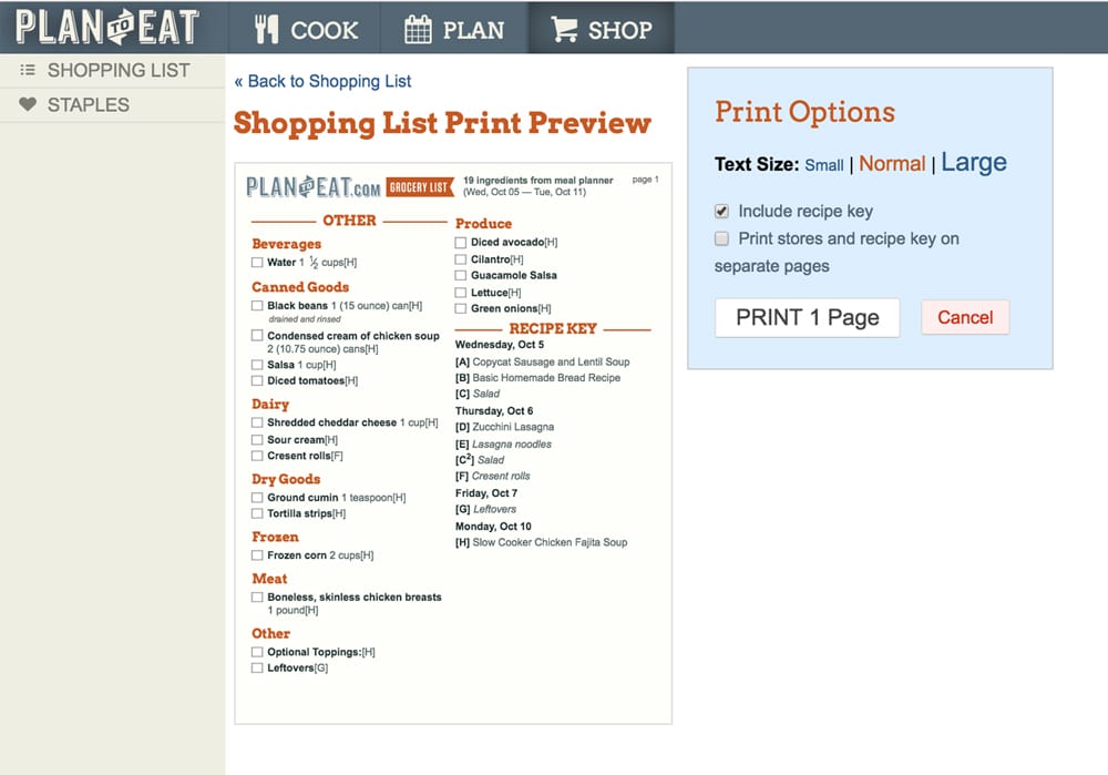 printlist