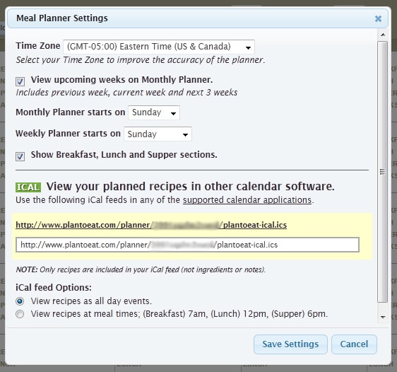 settings settings