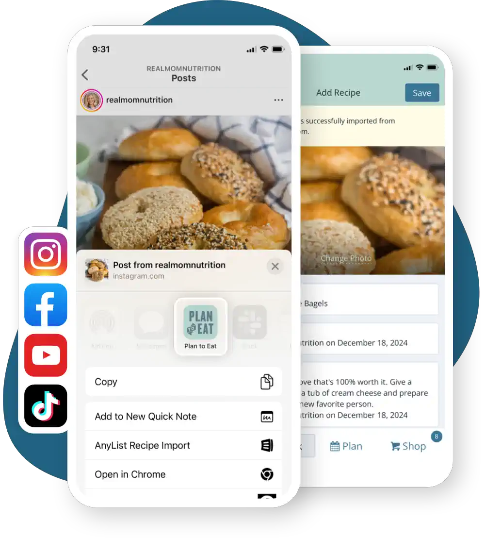 Collect Recipes from anywhere