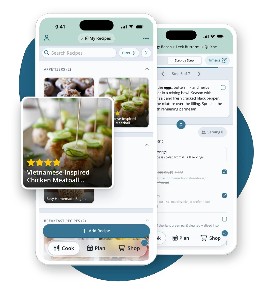 Store your recipes in a single place